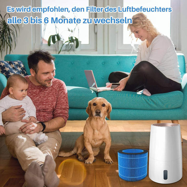 Ersatzfilter FY3446/30 für Philips Luftbefeuchter AMF220/15 und HU3916 HU3918 HU2716 HU2718, 3-schic