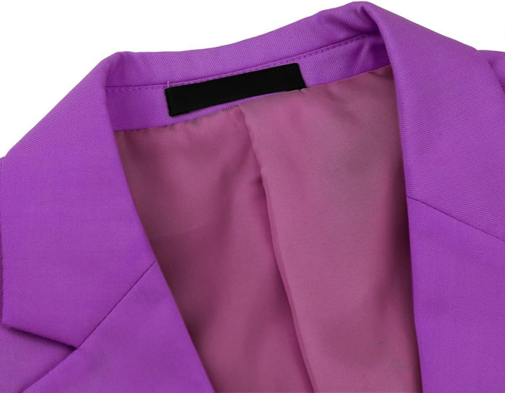 YOUTHUP Anzug Herren 2 Teilig Slim Fit Herrenanzug Business Hochzeit Modern Anzüge Sakko Anzughose M