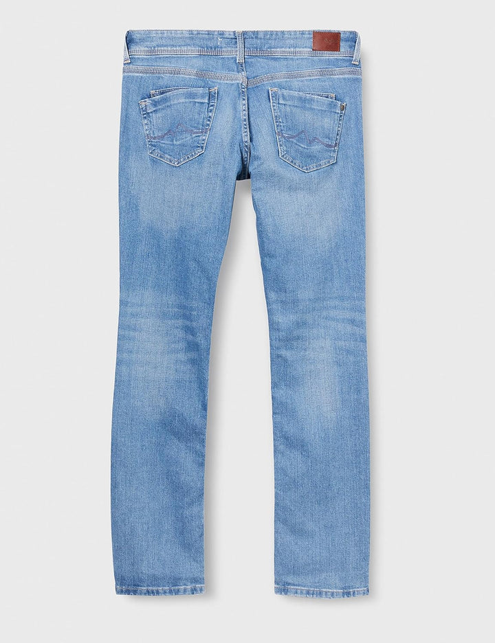 Pepe Jeans Damen Saturn Straight Jeans 24W / 34L Blue (Denim-vs9), 24W / 34L Blue (Denim-vs9)