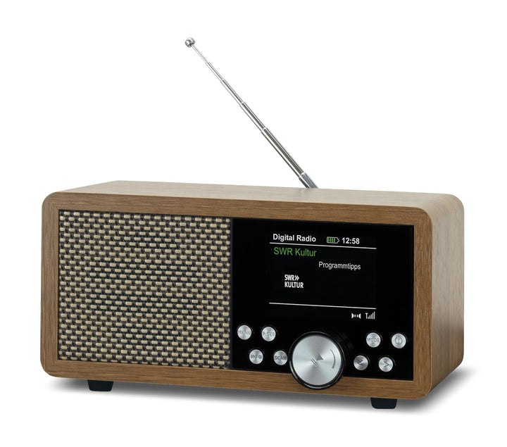 Dynavox DBT600 DAB+ Radio, tragbares, digitales UKW Radio, ideal als Küchenradio, Badradio, Büroradi