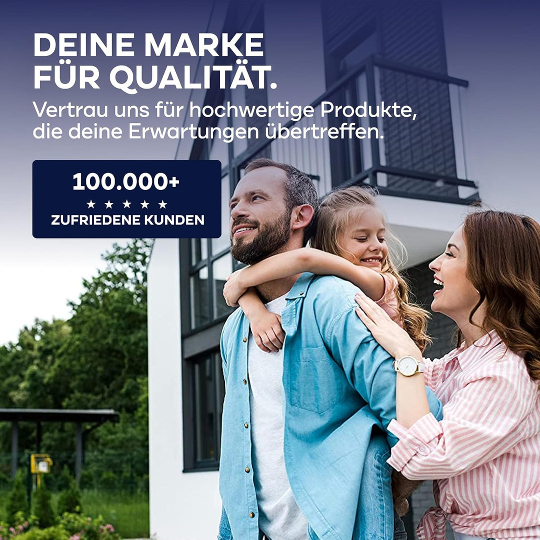 Plid® Fassadenfarbe Anthrazitgrau matt - hochwertige Farbe für Beton, Mauerwerk, Kellerwand, Fassade