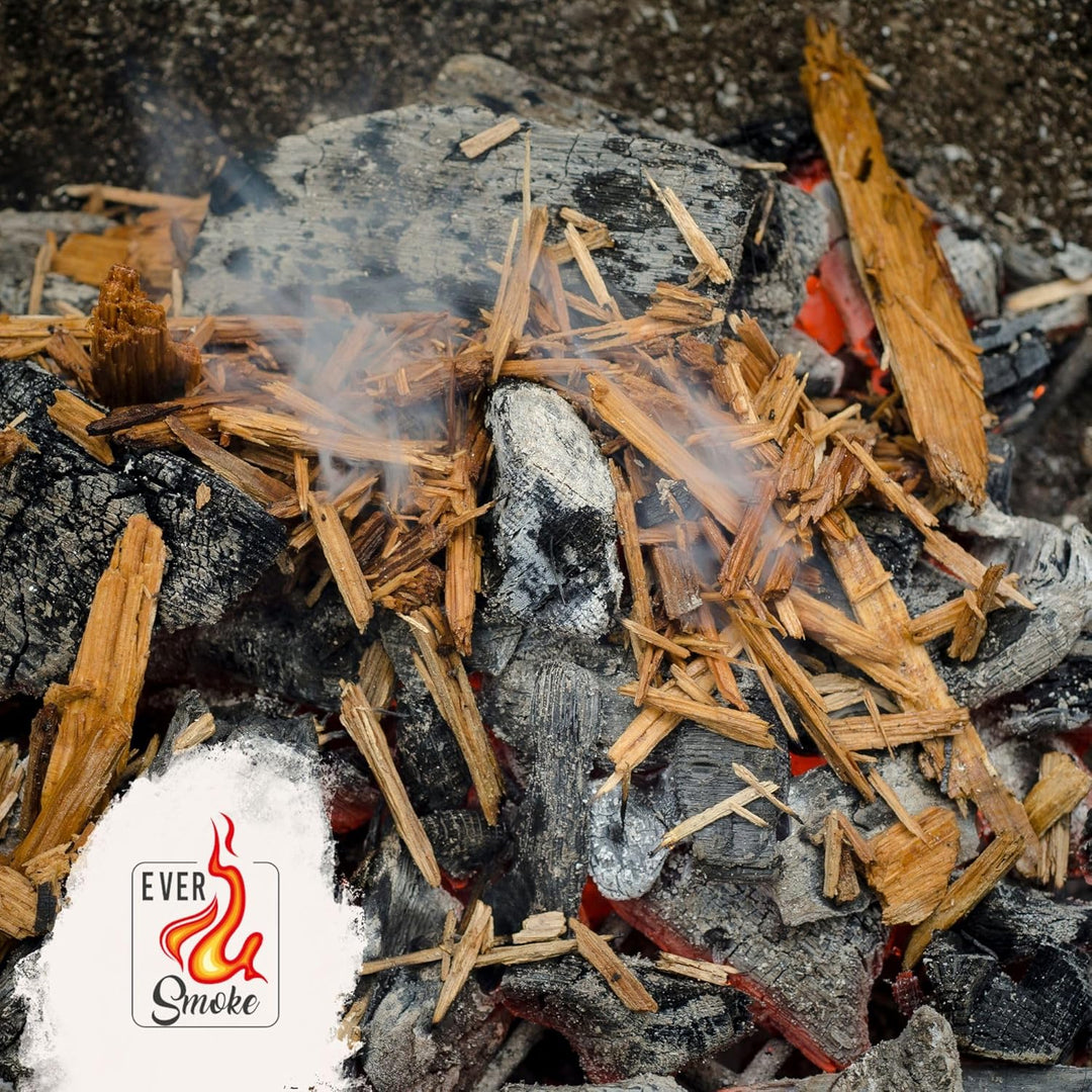 Premium BBQ Räucherchips im praktischen Eimer - 4 versch. Sorten für bestes Raucharoma - besonders r