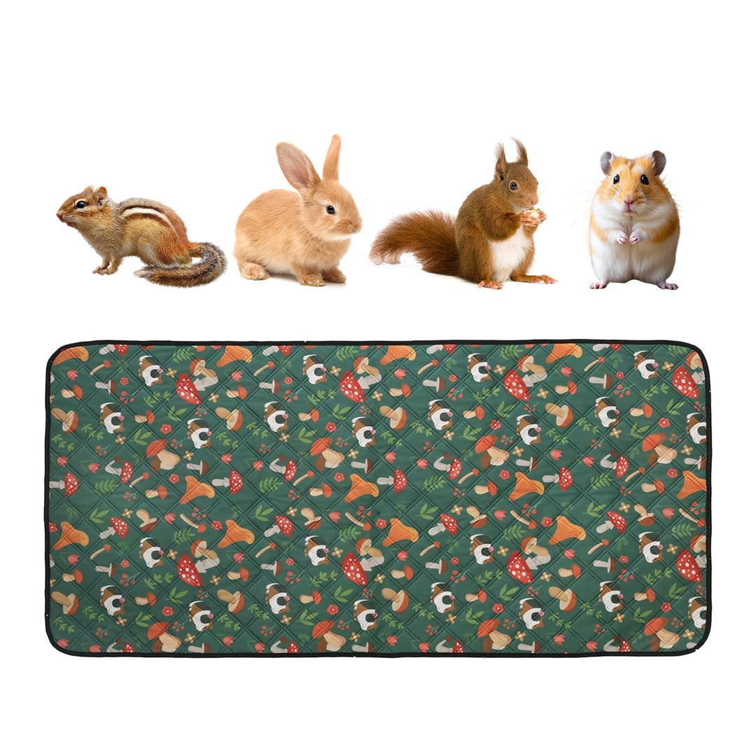 PIPI Pads für Meerschweinchen, 120 x 60cm Wiederverwendbare Unterlage für Meerschweinchen Waschbare