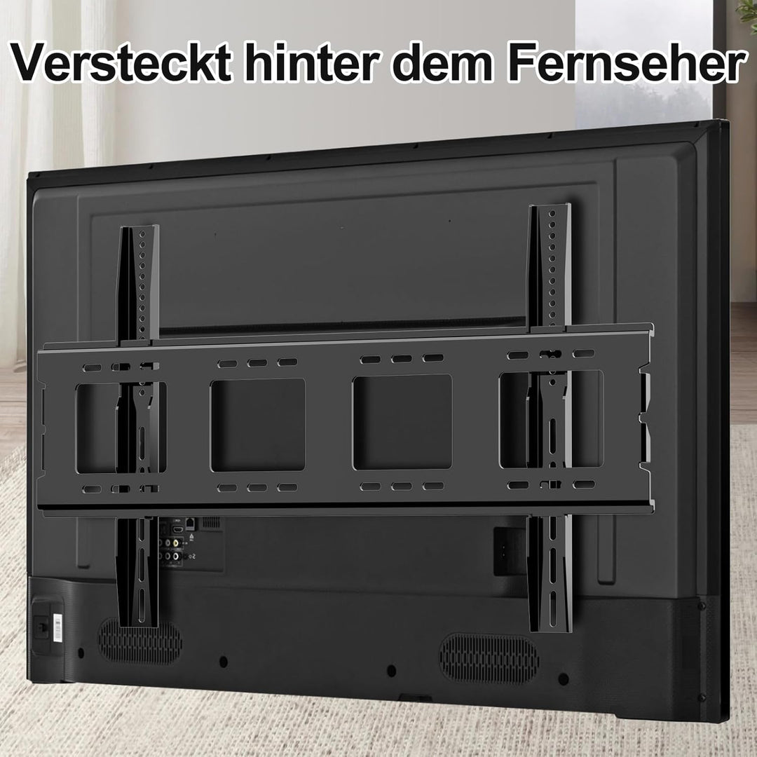TV Wandhalterung Fest für 50-120 Zoll Schwer Curved Flachbildfernseher max VESA 900x600mm hält bis z