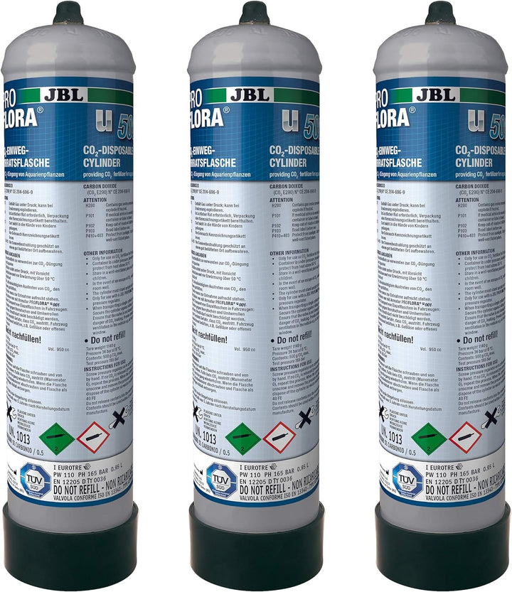 JBL ProFlora u500 2 (CO2 Vorratsflasche) 3 Stück