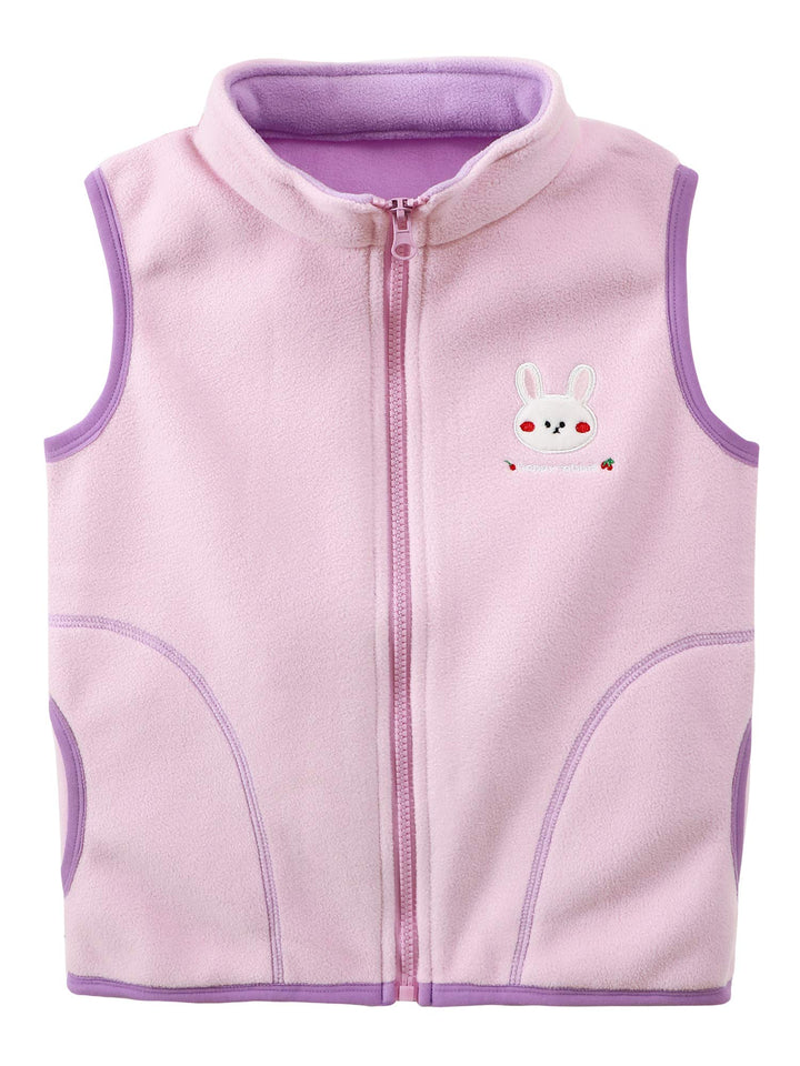 Baby Kleinkind Kinder Jungen Mädchen Polar Fleece Weste Stehkragen Reissverschluss Fleeceweste Kinde