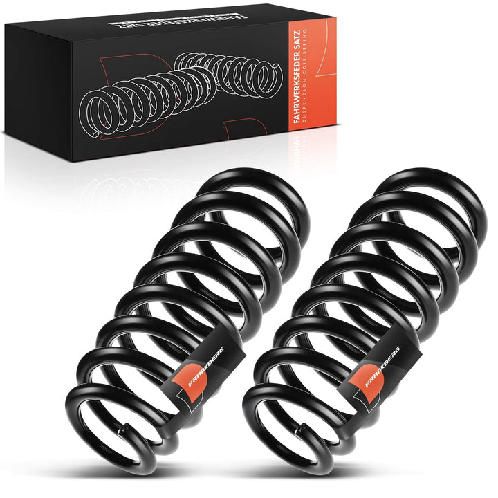 Frankberg 2x Federn Fahrwerksfeder Hinterachse Kompatibel mit 1er Cabriolet E88 2008-2013 3er E90 20