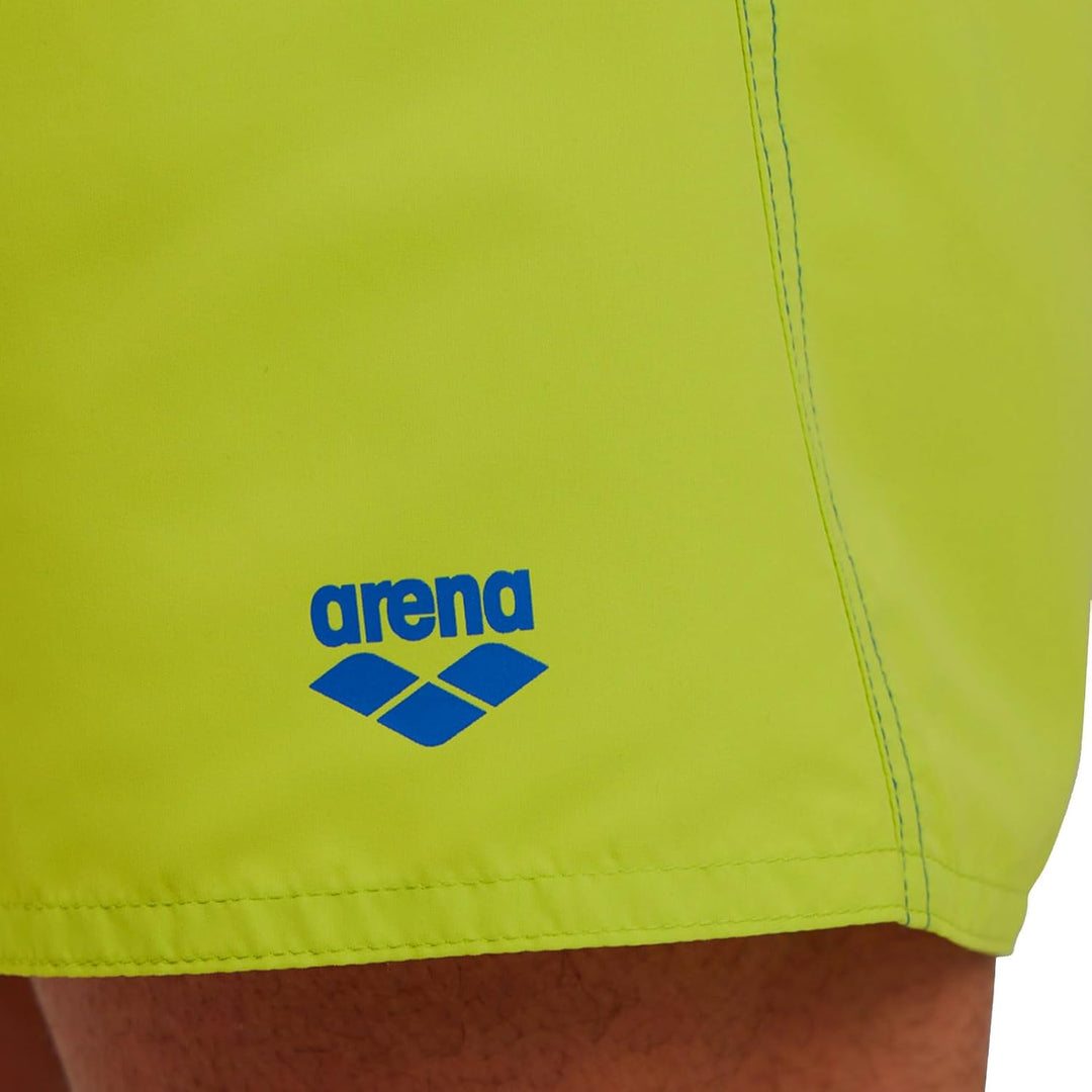 ARENA Herren Fundamentals Boxer R Swim Trunks M 688 Soft Green-neon Blue, M 688 Soft Green-neon Blue