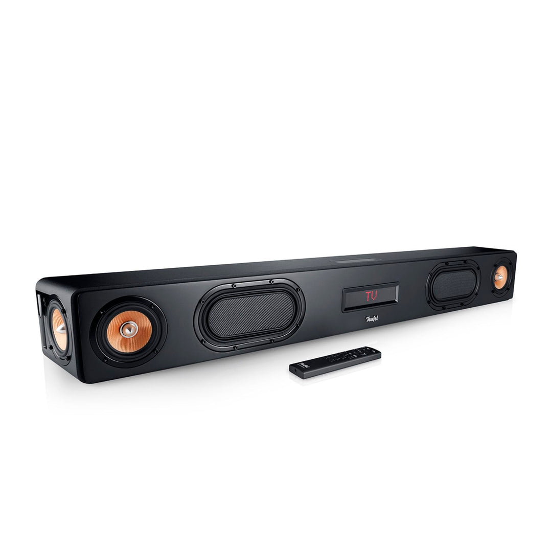 Teufel CINEBAR Ultima - Leistungsstarke Soundbar 380 Watt, Eingebauter XXL-Subwoofer, Dynamore Ultra