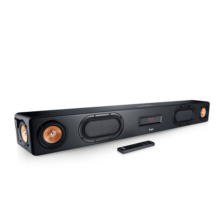 Teufel CINEBAR Ultima - Leistungsstarke Soundbar 380 Watt, Eingebauter XXL-Subwoofer, Dynamore Ultra