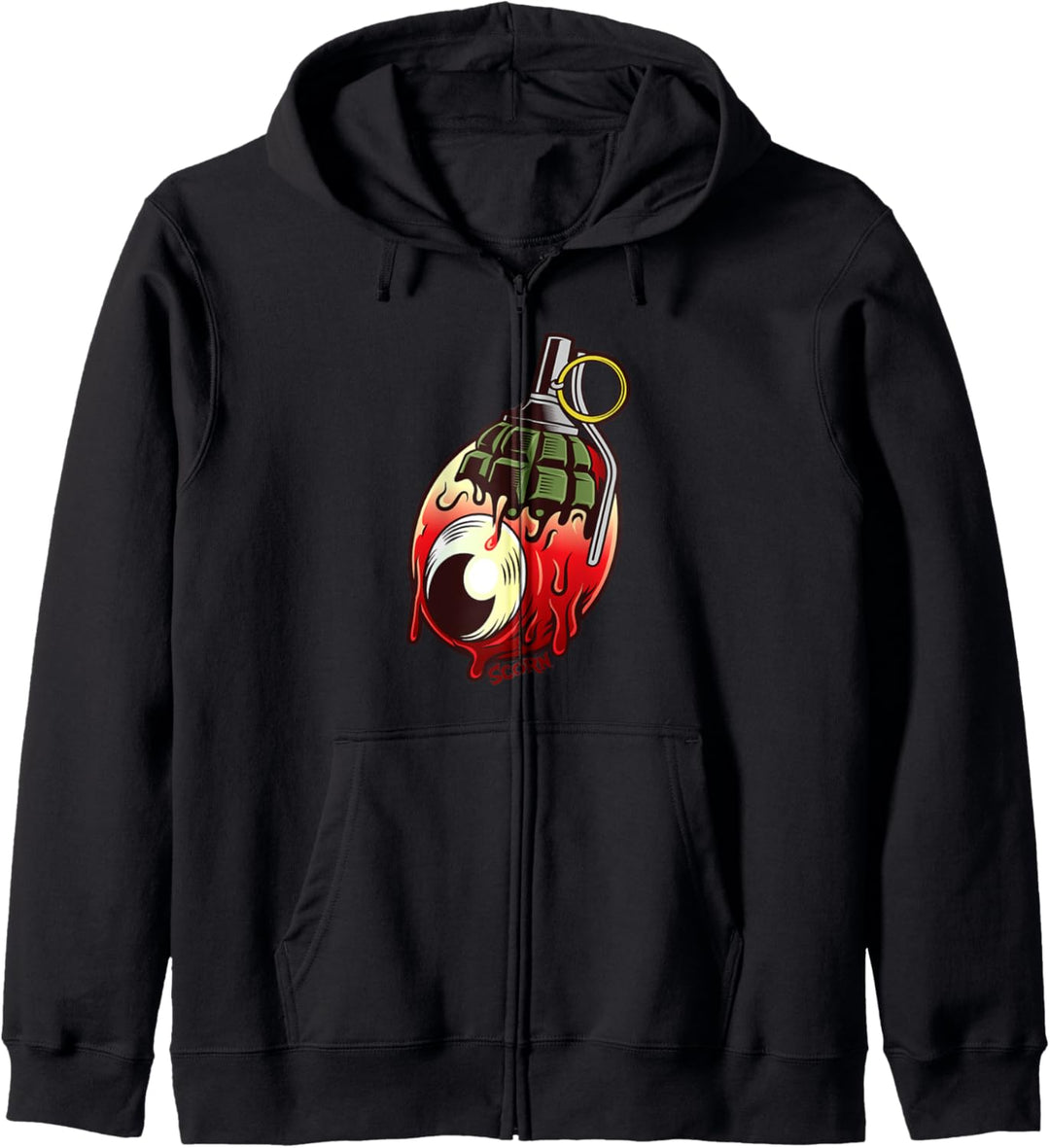 Scorn Skateboards Verachtetes Auge Kapuzenjacke