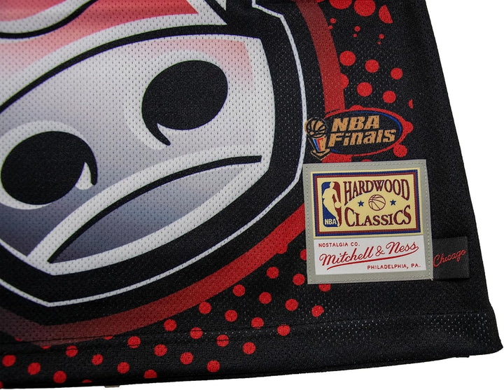 Mitchell & Ness Big Face 7.0 Fashion Clothing (NBA/NFL) M Chicago Bulls Tank, Schwarz, M Chicago Bul