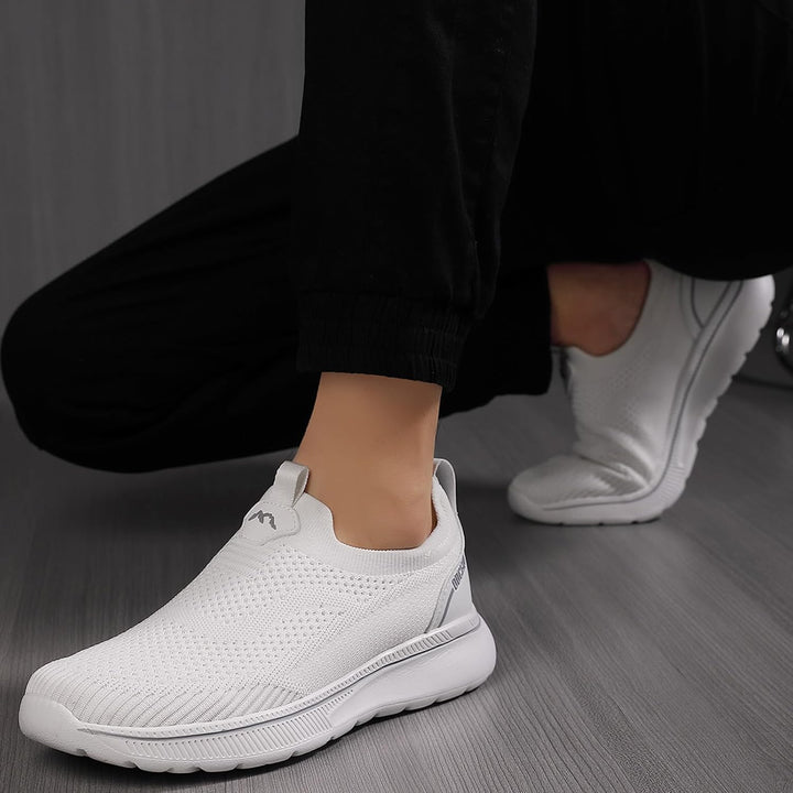 ODCKOI Sneaker Herren Ohne Schnuersenkel Slip-on Schuhe Mesh Atmungsaktiv Leicht Laufschuhe Sportsch