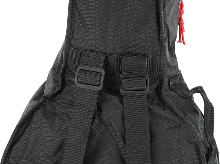 PURE GEWA Gitarren Gig-Bag Serie 110 für E-Bass, Softgriff gepolstert, grosse Notentasche, Rucksackg