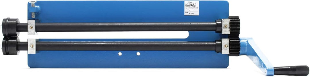 Wiltec Sickenmaschine 1,2/1,8 mm Materialdicke, Biegemaschine zur Blechbearbeitung mit 6 Profilrolle
