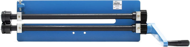 Wiltec Sickenmaschine 1,2/1,8 mm Materialdicke, Biegemaschine zur Blechbearbeitung mit 6 Profilrolle