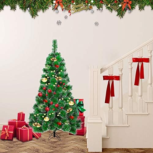 HENGMEI 120cm PVC Weihnachtsbaum Tannenbaum Christbaum Grün künstlicher mit Metallständer ca. 85 Spi
