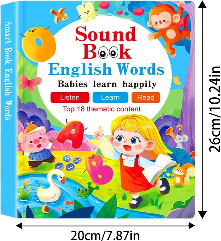 Kleinkinder Soundbücher | Lernspielzeug Interaktive Bücher | Sprechende Elektronische Spielzeuge und