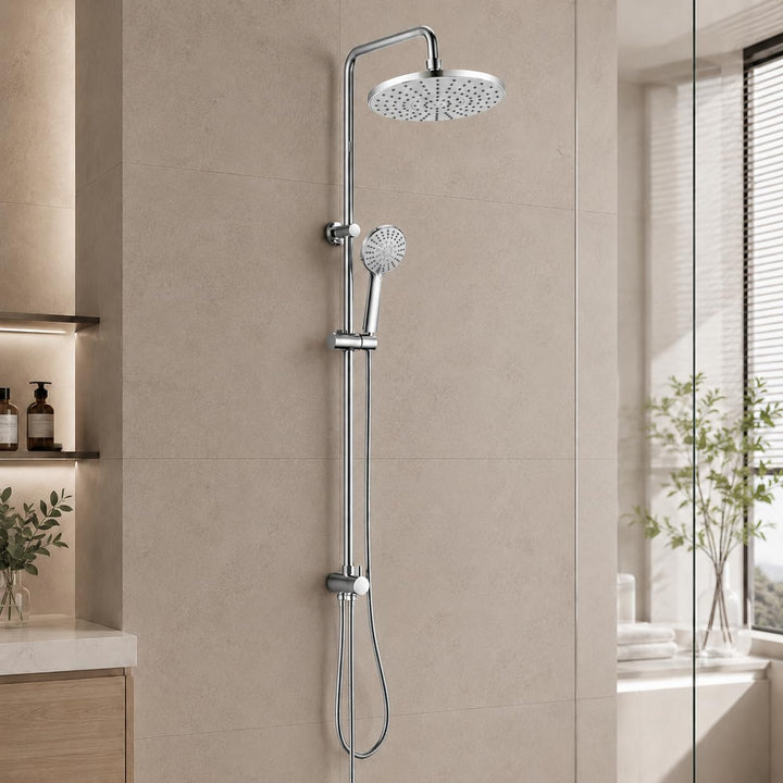 KOMIRO Duschsystem ohne Armatur, Regendusche ohne armatur Duschstangeset Duschsäule Set Duschset mit