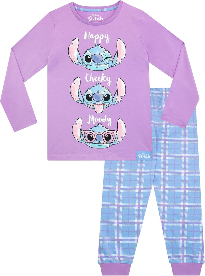 Disney Mädchen Schlafanzug Lilo und Stitch 134 Lila, 134 Lila