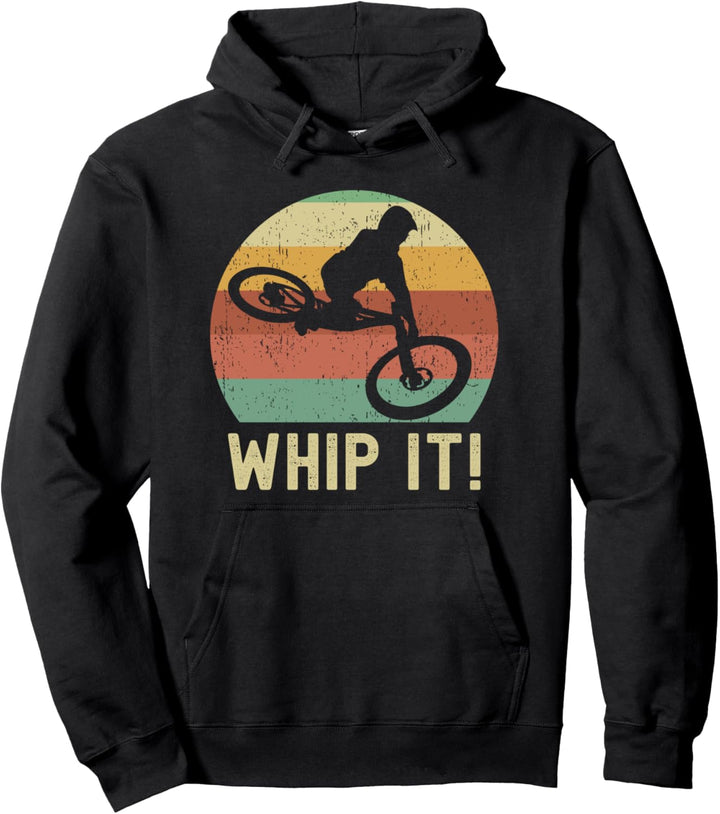Cooler Spruch Downhill Trikot Mountainbike Fahren Bike Whip Pullover Hoodie