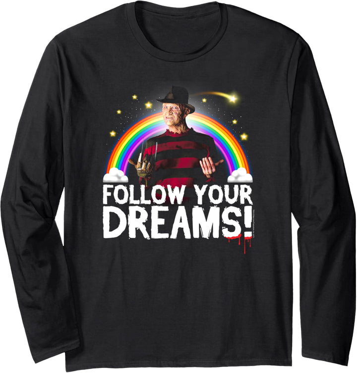 Nightmare on Elm Street Follow Dreams Langarmshirt