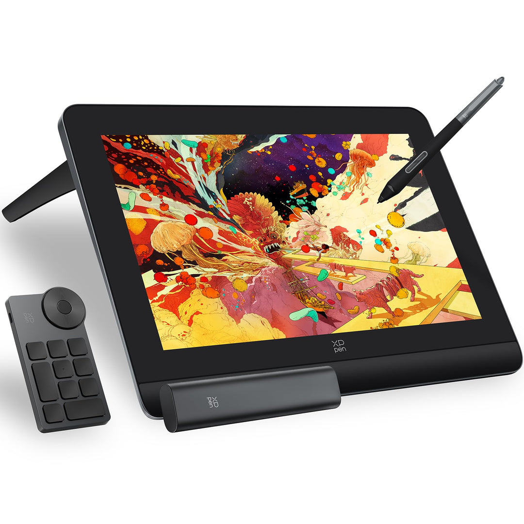 XPPen Grafikdisplay Artist 14 Gen.2 mit 16K X3 Pro Stift, 14 Zoll Display,Pen Tablet zum Zeichnen, 3