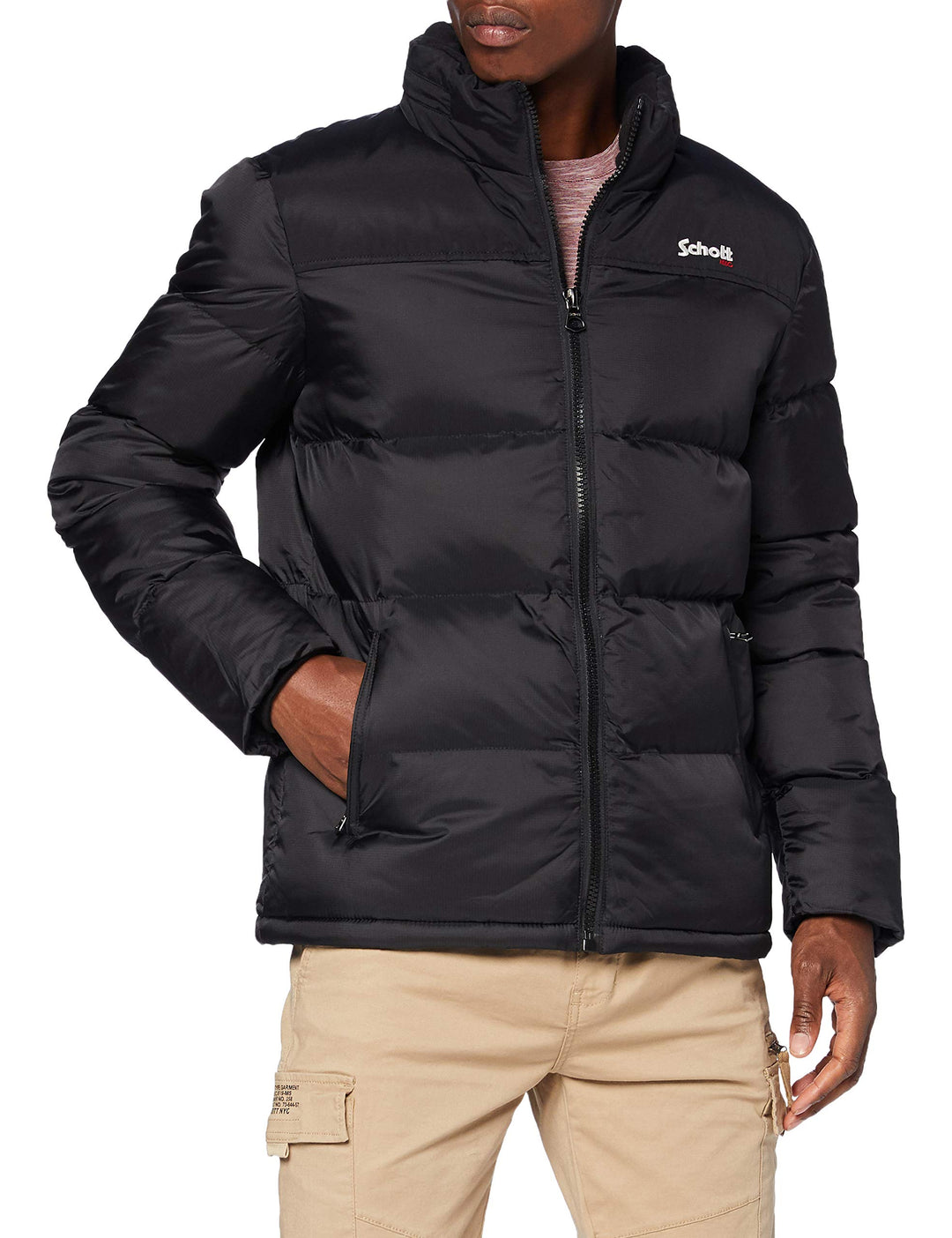 Schott NYC Unisex Utah Jacke XXS Schwarz, XXS Schwarz