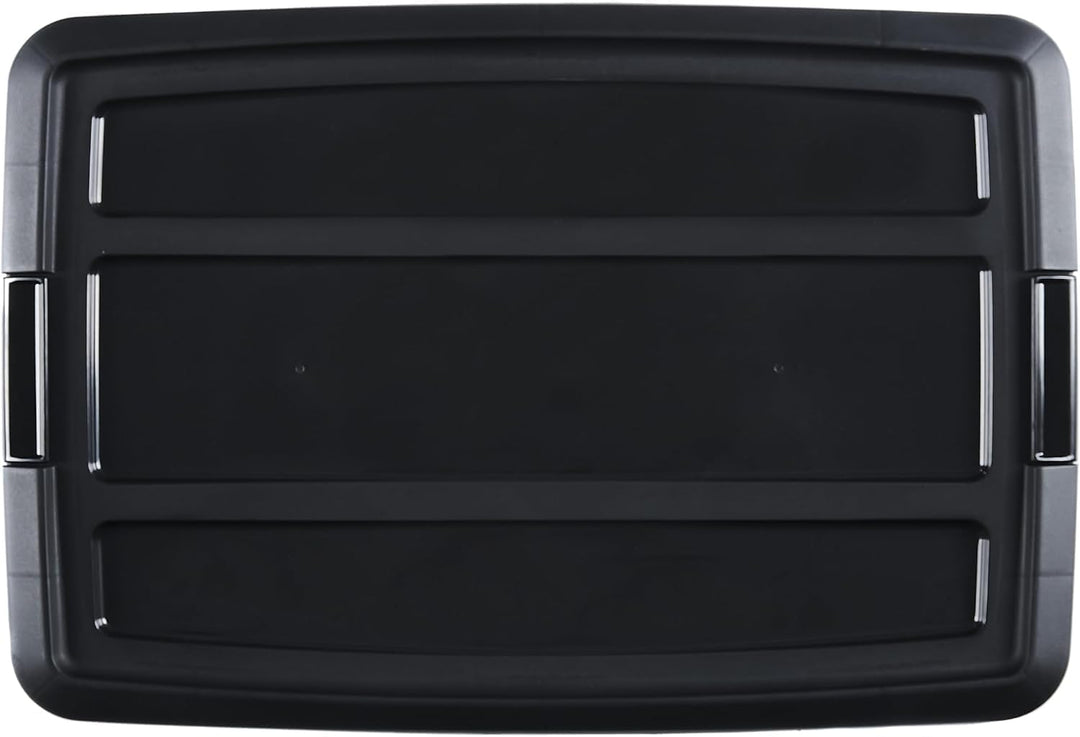 Iris Ohyama, Aufbewahrungsbox aus Kunststoff, 45 l Garagen-Aufbewahrungsbox, 6er-Set, BPA-frei, NTB-