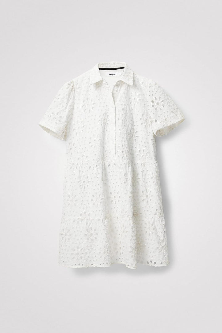 Desigual Damen Vest_tallin Lässiges Kleid M Weiss, M Weiss
