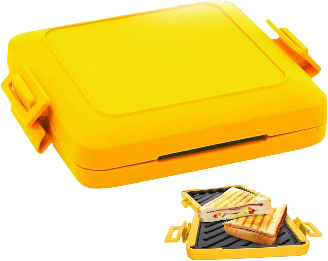 Mikrowellen-Toastie-Sandwich-Maker, mikrowellengeeigneter Toastie-Maker mit verstellbaren Silikonbän