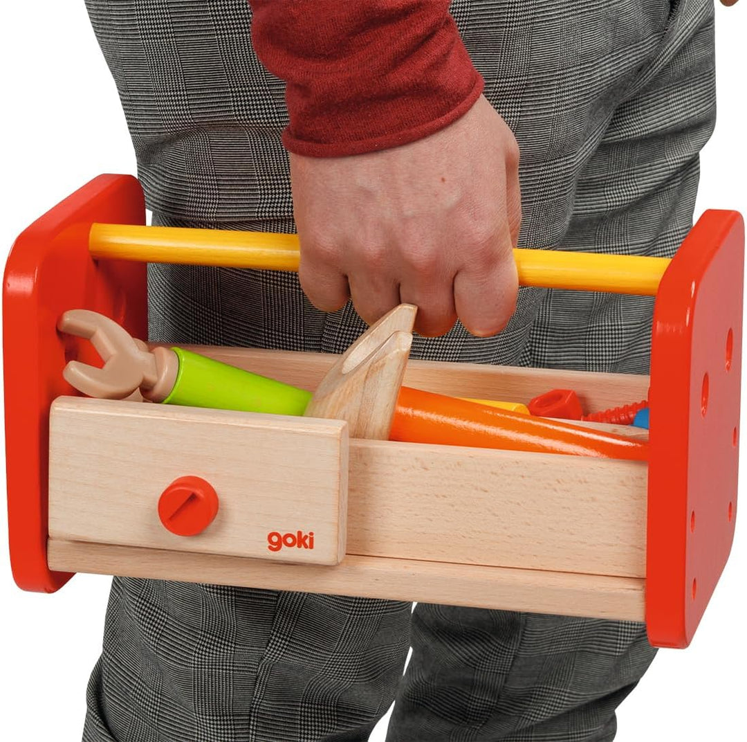 Goki 58871 Werkbank inklusive Aufbewahrungsbox