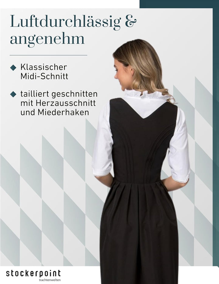 Stockerpoint Damen Dirndl Adele Kleid für besondere Anlässe
