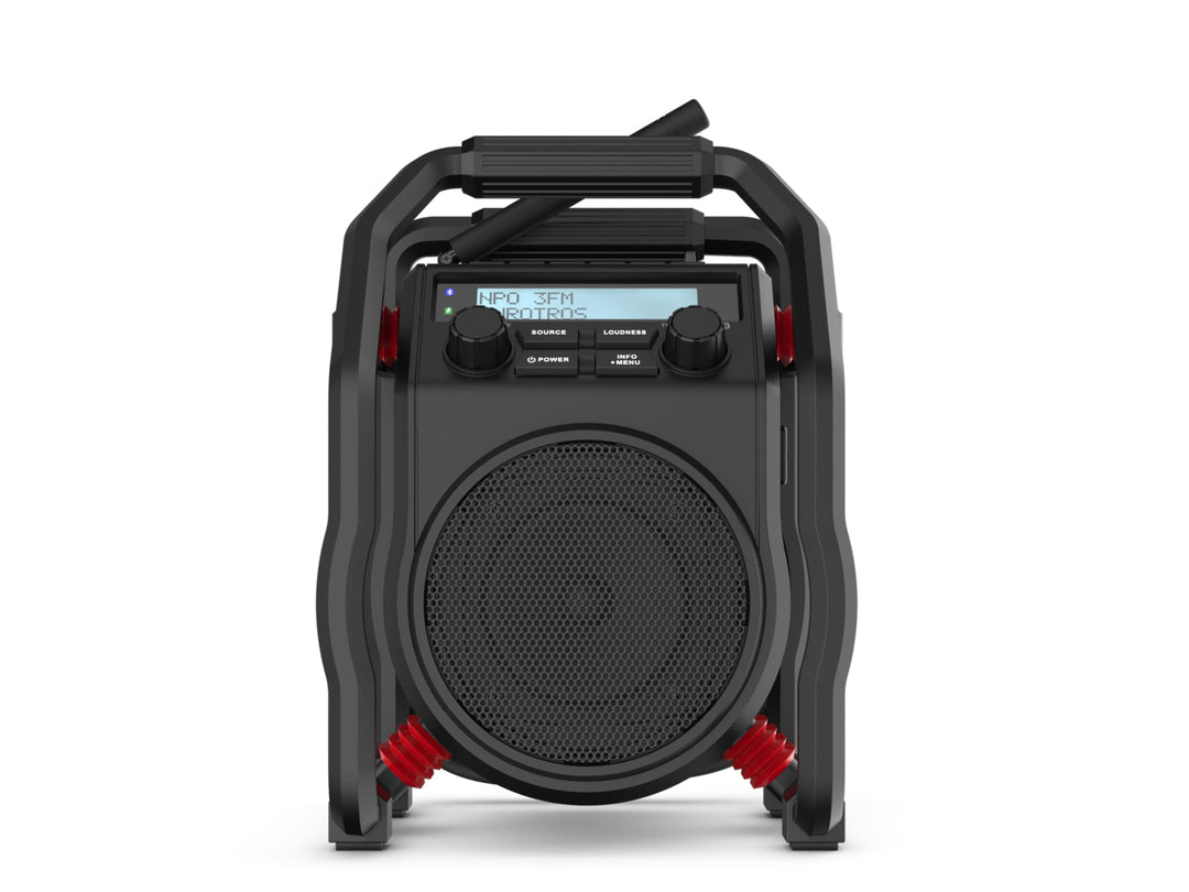 PerfectPro Baustellenradio UBOX400R, DAB+ und UKW-Empfang, Bluetooth, MP3, Radio mit AUX-Eingang, St