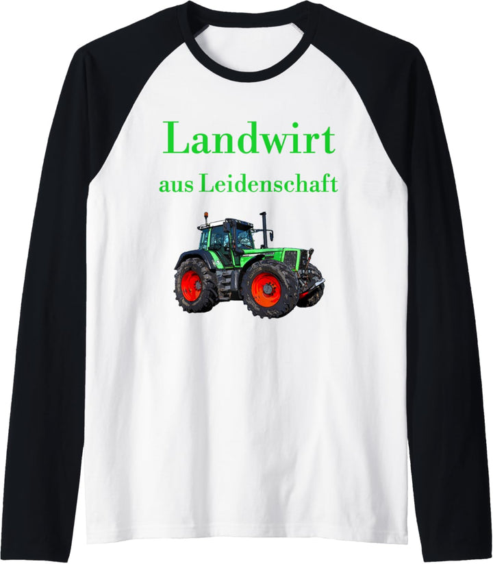 Trecker Traktor Landwirt Bauer Leidenschaft Landwirtschaft Raglan