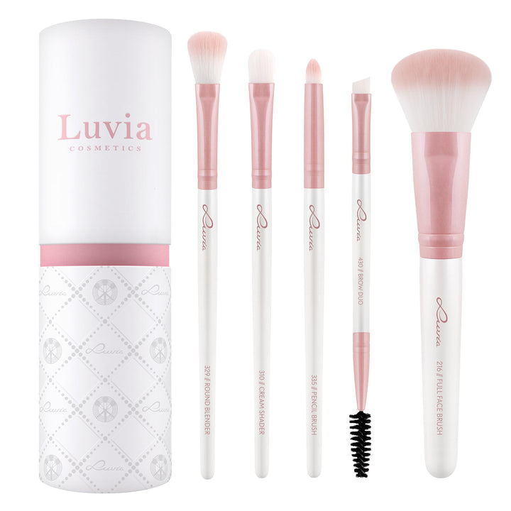 Make-Up Pinselset Luvia, Daily Selection Brush Set, Puder, Augenbrauen Und Augenpinsel Im Set, 5 Veg