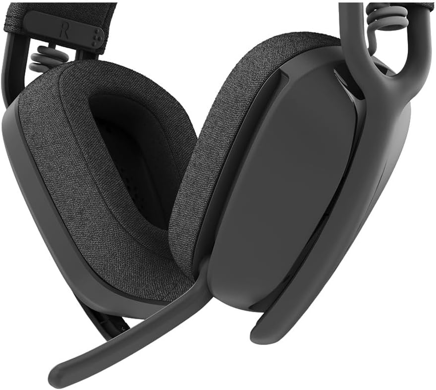 Logitech Zone Vibe 125 Kabellose Kopfhörer mit Mikrofon mit Noise-Cancelling, Bluetooth, USB-A-Empfä
