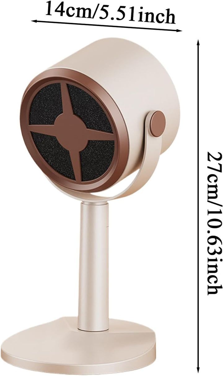 Tragbarer Dunstabzugshaube, Schreibtischventilator, geräuscharm, mit abnehmbarem Filter, USB-wiedera