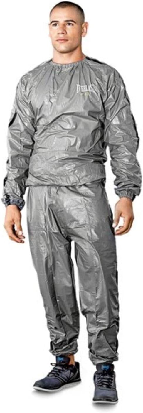 Everlast Herren Sauna Suit Sport Zubehör L-XL GREY/BLACK