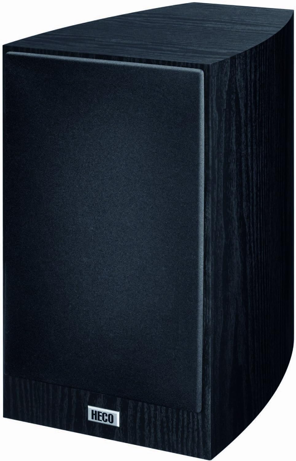 HECO Victa Prime 302 | 2 Wege Heimkino- und Stereo-Regallautsprecher | 1 Paar, Farbe:Schwarz Schwarz