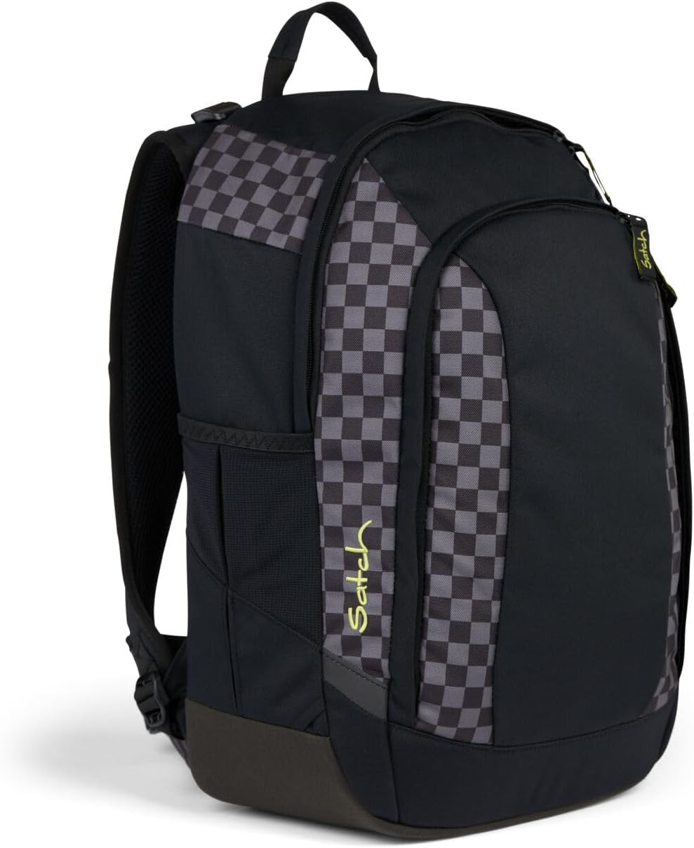 Satch Air Light Edition Schulrucksack Set 3tlg. inkl. Pencil Slider und Sportbeutel Dark Skate, Dark