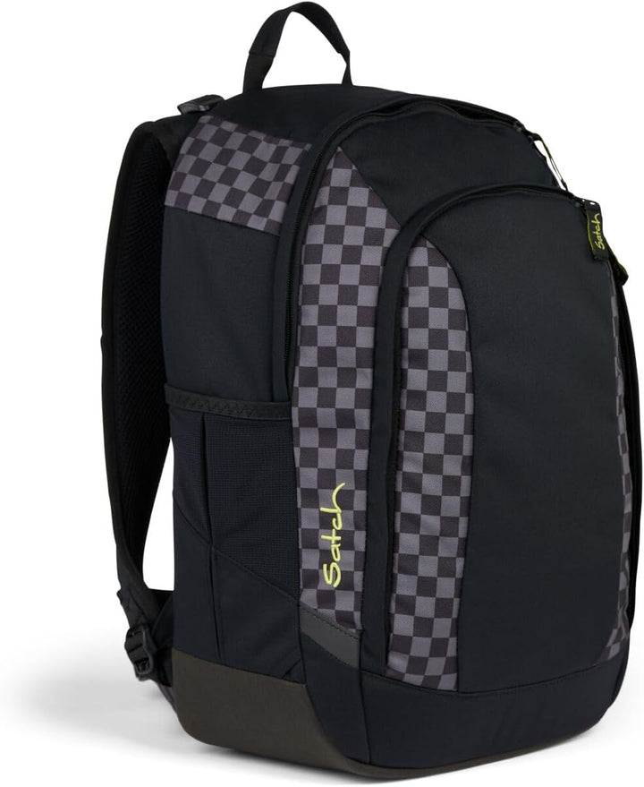 Satch Air Light Edition Schulrucksack Set 3tlg. inkl. Pencil Slider und Sportbeutel Dark Skate, Dark