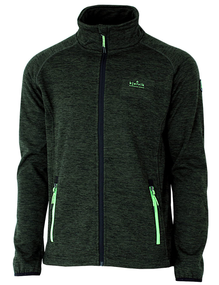 Kjelvik Herren Jacke Sweatjacke Mike XL Grün, XL Grün