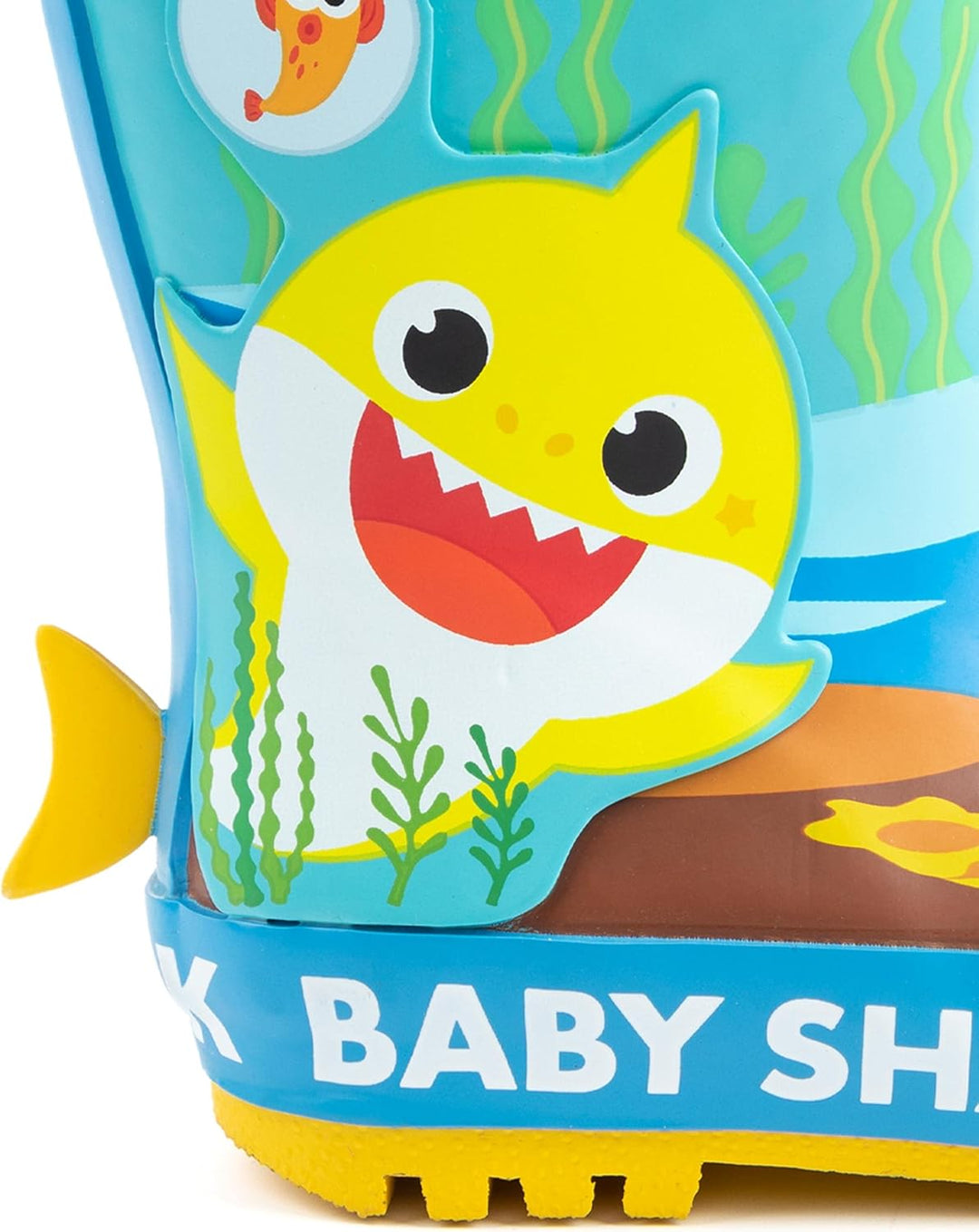 Baby Shark Gummistiefel Kinder Kleinkinder | Mädchen Jungen animiert Singen Hai Familienlied Regen G