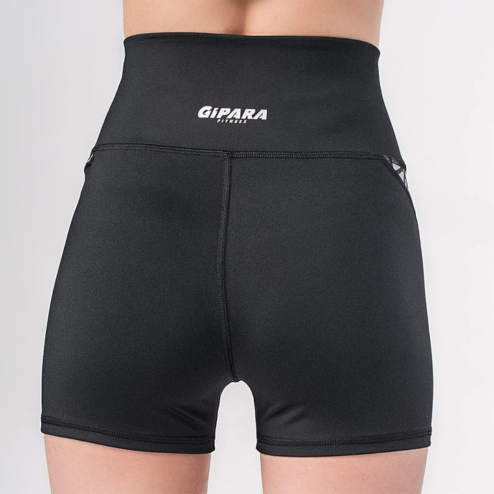 GIPARA Fitness Womens Sports Leggins Leggings, Schwarz, S