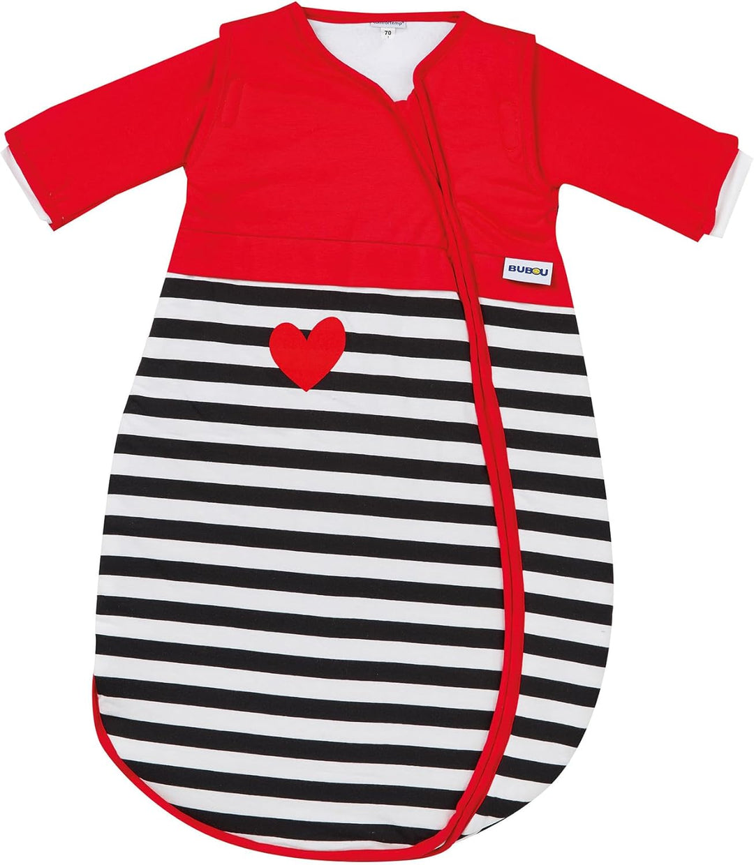 Gesslein 773110 Bubou Babyschlafsack mit abnehmbaren Ärmeln: Temperaturregulierender Ganzjahresschla