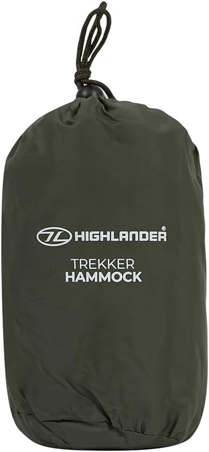 Highlander Hammock Trekker Hängematte, Olivgrün, One Size