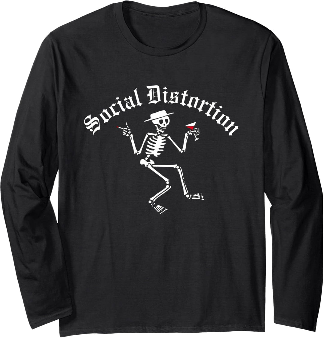 Offizielle Social Distortion Skelly Langarmshirt