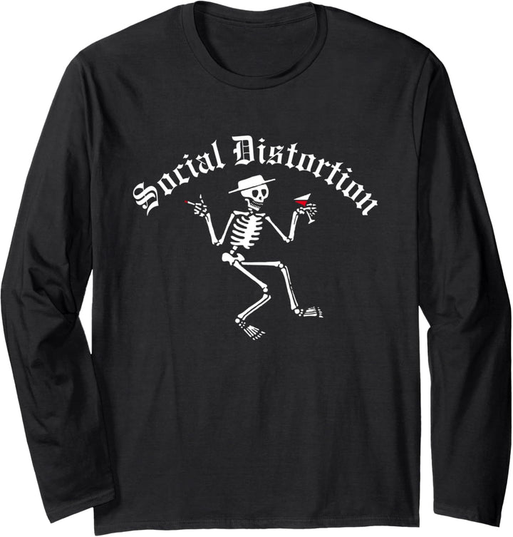 Offizielle Social Distortion Skelly Langarmshirt