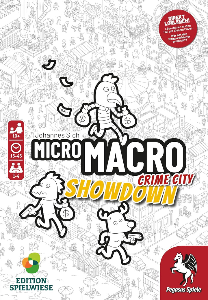 Pegasus Spiele MicroMacro: Crime City 4 – Showdown (Edition Spielwiese)